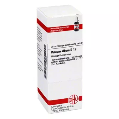 VISCUM ALBUM D 12 atšķaidījums, 20 ml