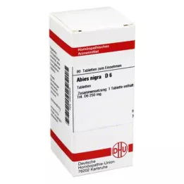 ABIES NIGRA D 6 tabletes, 80 kapsulas