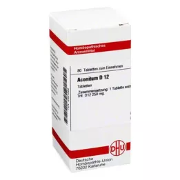ACONITUM D 12 tabletes, 80 kapsulas