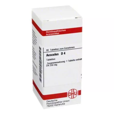 AESCULUS D 4 tabletes, 80 kapsulas AESCULUS D 4 tabletes, 80 kapsulas