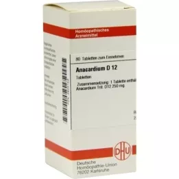 ANACARDIUM D 12 tabletes, 80 kapsulas