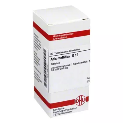 APIS MELLIFICA D 12 tabletes, 80 kapsulas