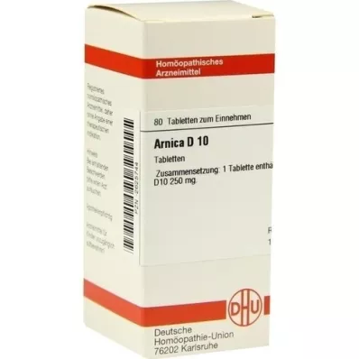 ARNICA D 10 tabletes, 80 kapsulas