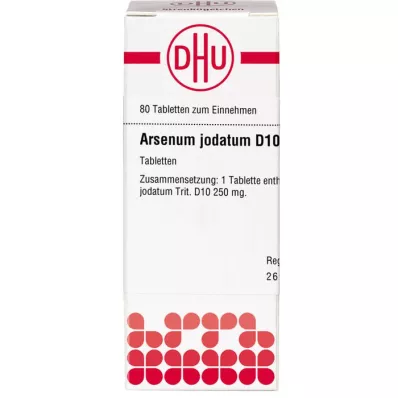 ARSENUM JODATUM D 10 tabletes, 80 kapsulas