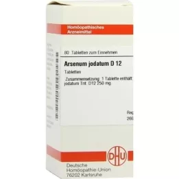 ARSENUM JODATUM D 12 tabletes, 80 kapsulas