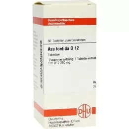 ASA FOETIDA D 12 tabletes, 80 kapsulas