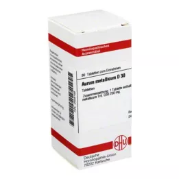 AURUM METALLICUM D 30 tabletes, 80 kapsulas