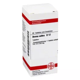 AVENA SATIVA D 12 tabletes, 80 kapsulas