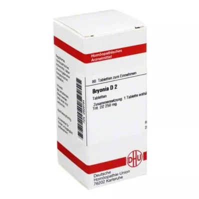 BRYONIA D 2 tabletes, 80 kapsulas BRYONIA D 2 tabletes, 80 kapsulas