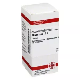 ALLIUM CEPA D 6 tabletes, 80 kapsulas