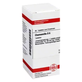 CHAMOMILLA D 6 tabletes, 80 kapsulas