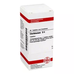 CHELIDONIUM D 4 tabletes, 80 kapsulas