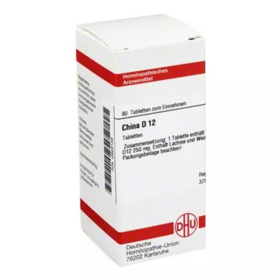 CHINA D 12 tabletes, 80 kapsulas