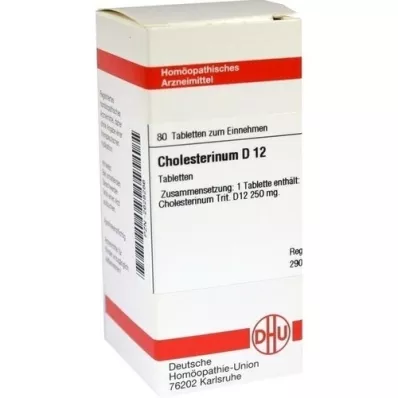 CHOLESTERINUM D 12 tabletes, 80 kapsulas
