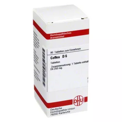 COFFEA D 6 tabletes, 80 kapsulas