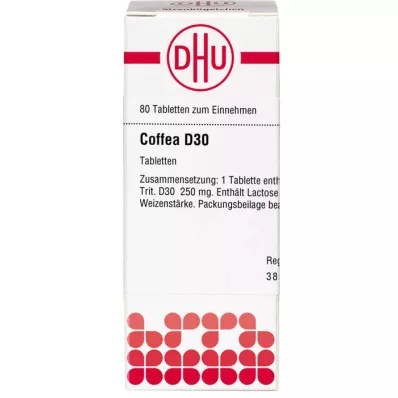 COFFEA D 30 tabletes, 80 kapsulas