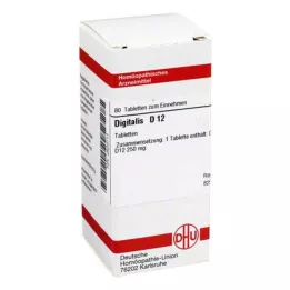 DIGITALIS D 12 tabletes, 80 kapsulas