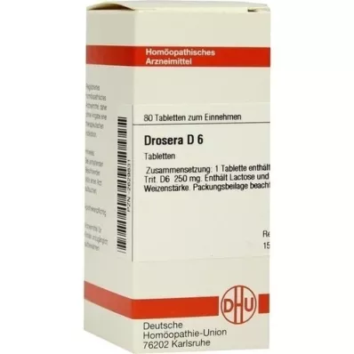 DROSERA D 6 tabletes, 80 kapsulas