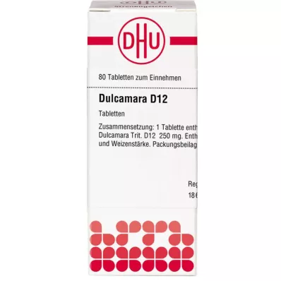 DULCAMARA D 12 tabletes, 80 kapsulas