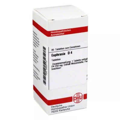 EUPHRASIA D 4 tabletes, 80 kapsulas