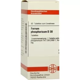 FERRUM PHOSPHORICUM D 30 tabletes, 80 kapsulas