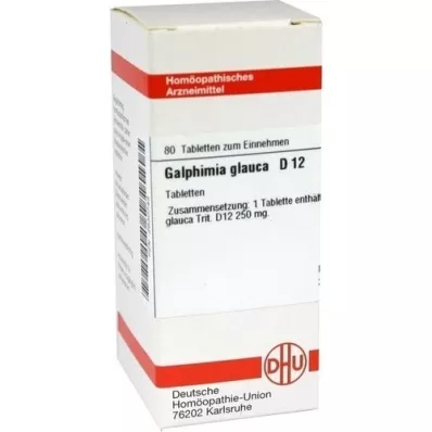 GALPHIMIA GLAUCA D 12 tabletes, 80 kapsulas