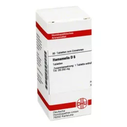 HAMAMELIS D 6 tabletes, 80 kapsulas