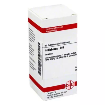 HELLEBORUS D 6 tabletes, 80 kapsulas