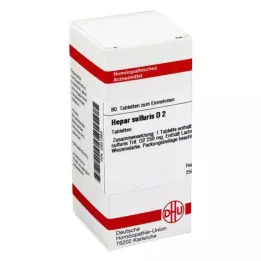 HEPAR SULFURIS D 2 tabletes, 80 kapsulas