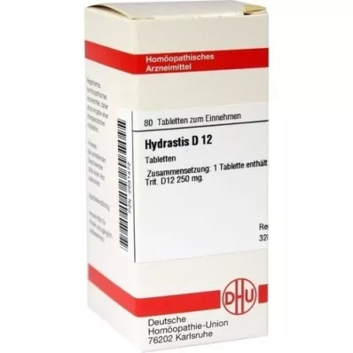 HYDRASTIS D 12 tabletes, 80 kapsulas