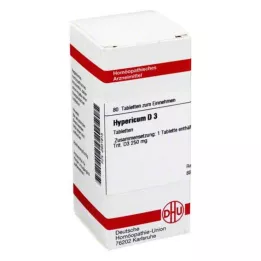 HYPERICUM D 3 tabletes, 80 kapsulas