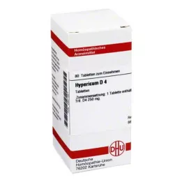 HYPERICUM D 4 tabletes, 80 kapsulas