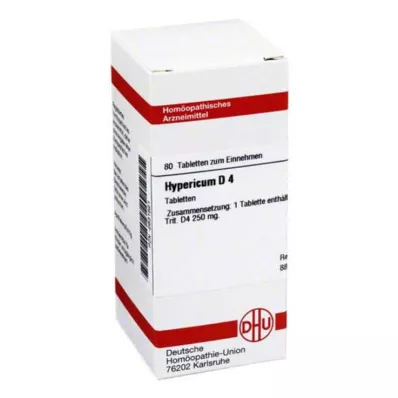 HYPERICUM D 4 tabletes, 80 kapsulas