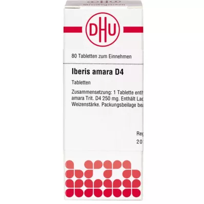 IBERIS AMARA D 4 tabletes, 80 kapsulas