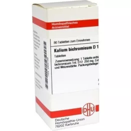 KALIUM BICHROMICUM D 12 tabletes, 80 kapsulas