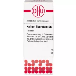 KALIUM FLUORATUM D 6 tabletes, 80 kapsulas