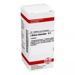 LITHIUM CHLORATUM D 6 tabletes, 80 kapsulas