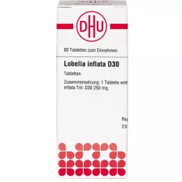 LOBELIA INFLATA D 30 tabletes, 80 kapsulas