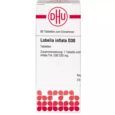 LOBELIA INFLATA D 30 tabletes, 80 kapsulas