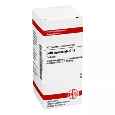 LUFFA OPERCULATA D 12 tabletes, 80 kapsulas