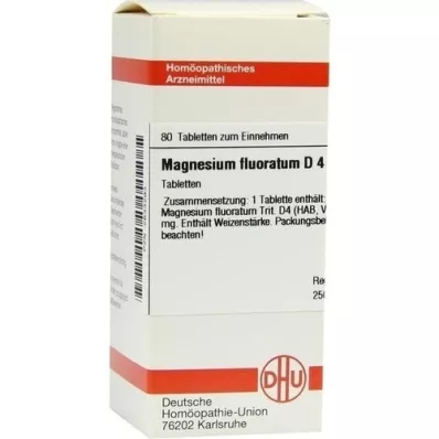 MAGNESIUM FLUORATUM D 4 tabletes, 80 kapsulas