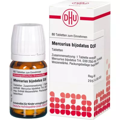 MERCURIUS BIJODATUS D 30 tabletes, 80 kapsulas