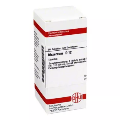 MEZEREUM D 12 tabletes, 80 kapsulas