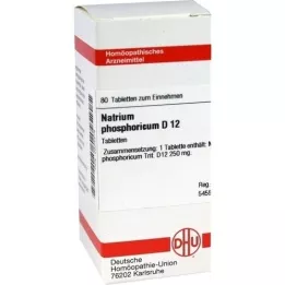 NATRIUM PHOSPHORICUM D 12 tabletes, 80 kapsulas