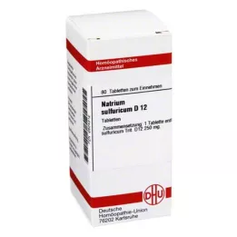 NATRIUM SULFURICUM D 12 tabletes, 80 kapsulas