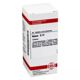OPIUM D 12 tabletes, 80 kapsulas