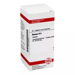 RUMEX D 6 tabletes, 80 kapsulas