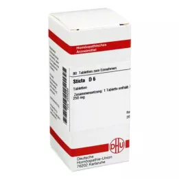 STICTA D 6 tabletes, 80 kapsulas