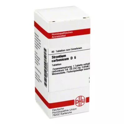 STRONTIUM CARBONICUM D 6 tabletes, 80 kapsulas STRONTIUM CARBONICUM D 6 tabletes, 80 kapsulas