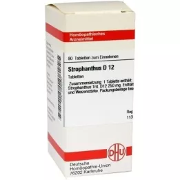 STROPHANTHUS D 12 tabletes, 80 kapsulas